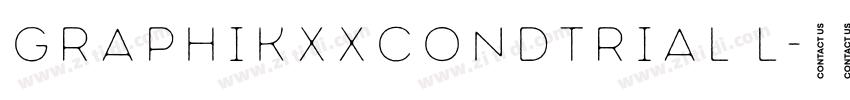 GraphikXXCondTrial L字体转换